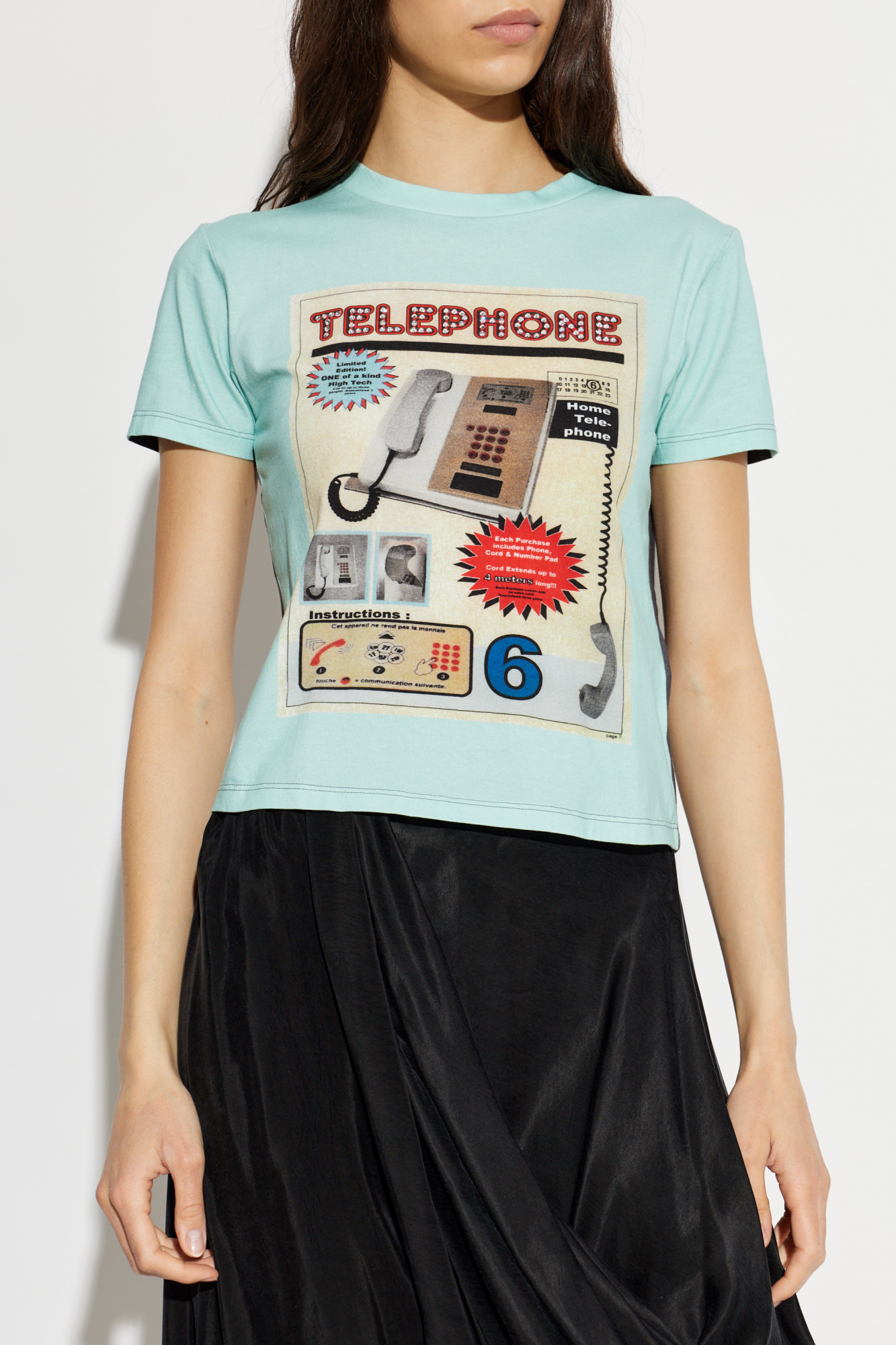 MM6 Maison Margiela T-shirt with print | Women's | Vitkac